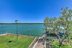 Lakefront Brownwood Home w/ Private Boat Dock