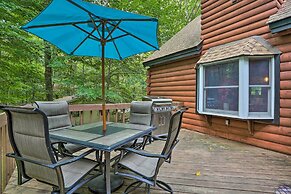 Pocono Log Cabin: Fireplace, Fire Pits & Amenities