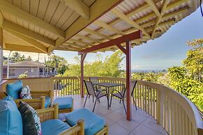 Kailua-kona Coastal Refuge w/ Lanai + Ocean Views!