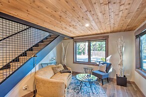 Walk to Dock & Tahoe City: Modern Lakeside Cabin