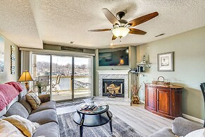 Large Balcony w/ View: Lakefront Osage Beach Condo
