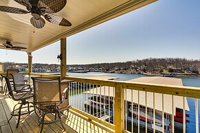 Large Balcony w/ View: Lakefront Osage Beach Condo
