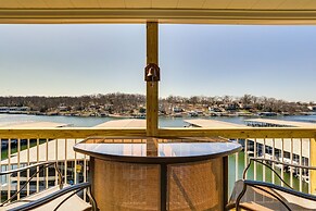Large Balcony w/ View: Lakefront Osage Beach Condo
