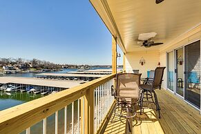 Large Balcony w/ View: Lakefront Osage Beach Condo