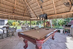 Poolside Paradise w/ Tropical Hut in Palm Beach