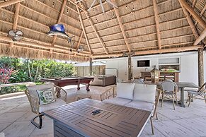 Poolside Paradise w/ Tropical Hut in Palm Beach