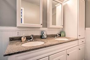 Walk to Maryland Beach: Canal-front Escape w/ Dock