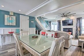 Walk to Maryland Beach: Canal-front Escape w/ Dock