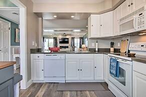 Walk to Maryland Beach: Canal-front Escape w/ Dock