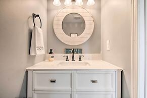 Walk to Maryland Beach: Canal-front Escape w/ Dock