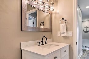 Walk to Maryland Beach: Canal-front Escape w/ Dock