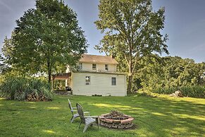 Secluded Lothian Farmhouse on 45 Acres w/ Fire Pit