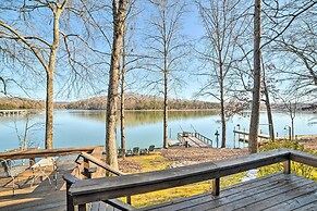 Lakefront Harrison Home w/ Sunroom, Deck, & Dock!