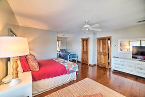 Lakefront Harrison Home w/ Sunroom, Deck, & Dock!