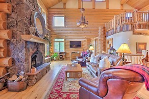 Cozy Fairplay Log Cabin w/ Deck: 26 Mi to Breck!