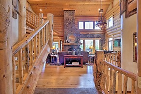 Cozy Fairplay Log Cabin w/ Deck: 26 Mi to Breck!