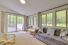 1 Block to Lake: Poconos Getaway w/ Fire Pit!