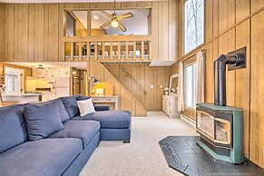 1 Block to Lake: Poconos Getaway w/ Fire Pit!