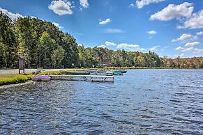 1 Block to Lake: Poconos Getaway w/ Fire Pit!