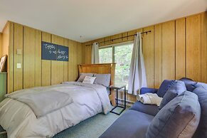 1 Block to Lake: Poconos Getaway w/ Fire Pit!