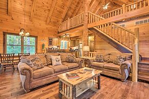 'serenity Now' Cabin w/ Fire Pit + Game Room!