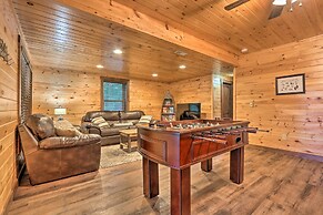 'serenity Now' Cabin w/ Fire Pit + Game Room!