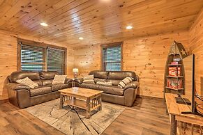 'serenity Now' Cabin w/ Fire Pit + Game Room!