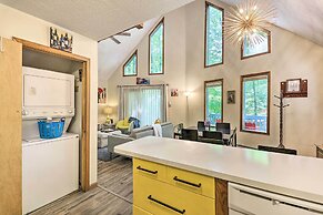 Colorful Pocono Lake Cabin w/ Deck & Fire Pit