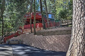 1 Mi to Lake Gregory: Boho Crestline Cabin