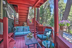 1 Mi to Lake Gregory: Boho Crestline Cabin