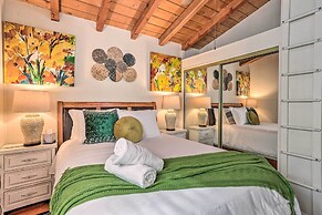 1 Mi to Lake Gregory: Boho Crestline Cabin