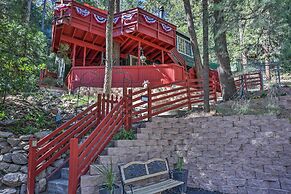 1 Mi to Lake Gregory: Boho Crestline Cabin
