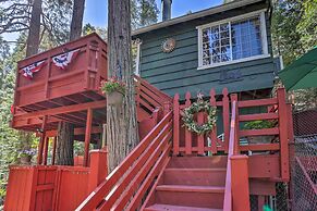 1 Mi to Lake Gregory: Boho Crestline Cabin