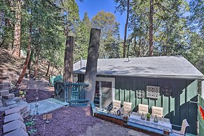 1 Mi to Lake Gregory: Boho Crestline Cabin