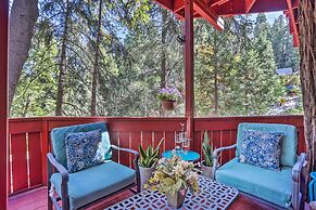 1 Mi to Lake Gregory: Boho Crestline Cabin