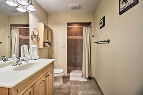 Cabin w/ Fire Pit & Movie Room, 1 Mi to Lake