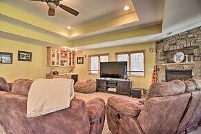 Cabin w/ Fire Pit & Movie Room, 1 Mi to Lake