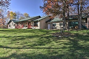 Cabin w/ Fire Pit & Movie Room, 1 Mi to Lake