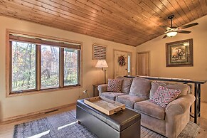 Cabin w/ Fire Pit & Movie Room, 1 Mi to Lake