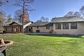Cabin w/ Fire Pit & Movie Room, 1 Mi to Lake