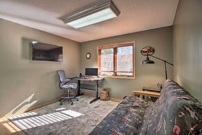 Cabin w/ Fire Pit & Movie Room, 1 Mi to Lake