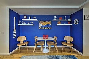 Central & Contemporary NJ Condo: Steps to Shore!