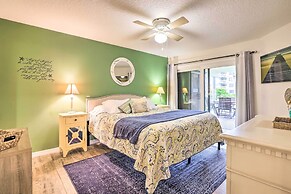 St Augustine Beach Condo w/ Patio & Pool Access!