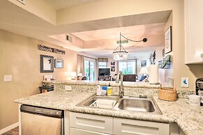 St Augustine Beach Condo w/ Patio & Pool Access!
