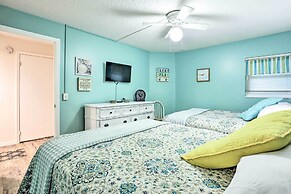 St Augustine Beach Condo w/ Patio & Pool Access!