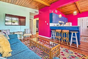 Vibrant PCB Bungalow w/ Patio - Walk to the Beach!