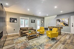 Modern-chic Interlochen Home w/ Deck & Game Room!