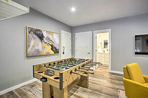 Modern-chic Interlochen Home w/ Deck & Game Room!