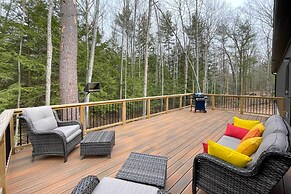 Modern-chic Interlochen Home w/ Deck & Game Room!