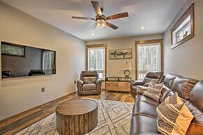 Modern-chic Interlochen Home w/ Deck & Game Room!